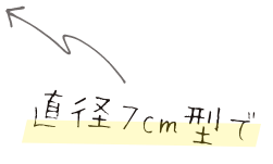 直径7cm型で